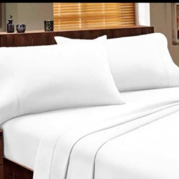 New: Egyptian Cotton 5 piece split King Sheet set - Picture 1 of 5
